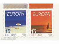 Καθαρό Μάρκες Ευρώπη Σεπτέμβριο του 2004 από τη Λιθουανία