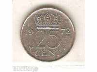 + Netherlands 25 cents 1972