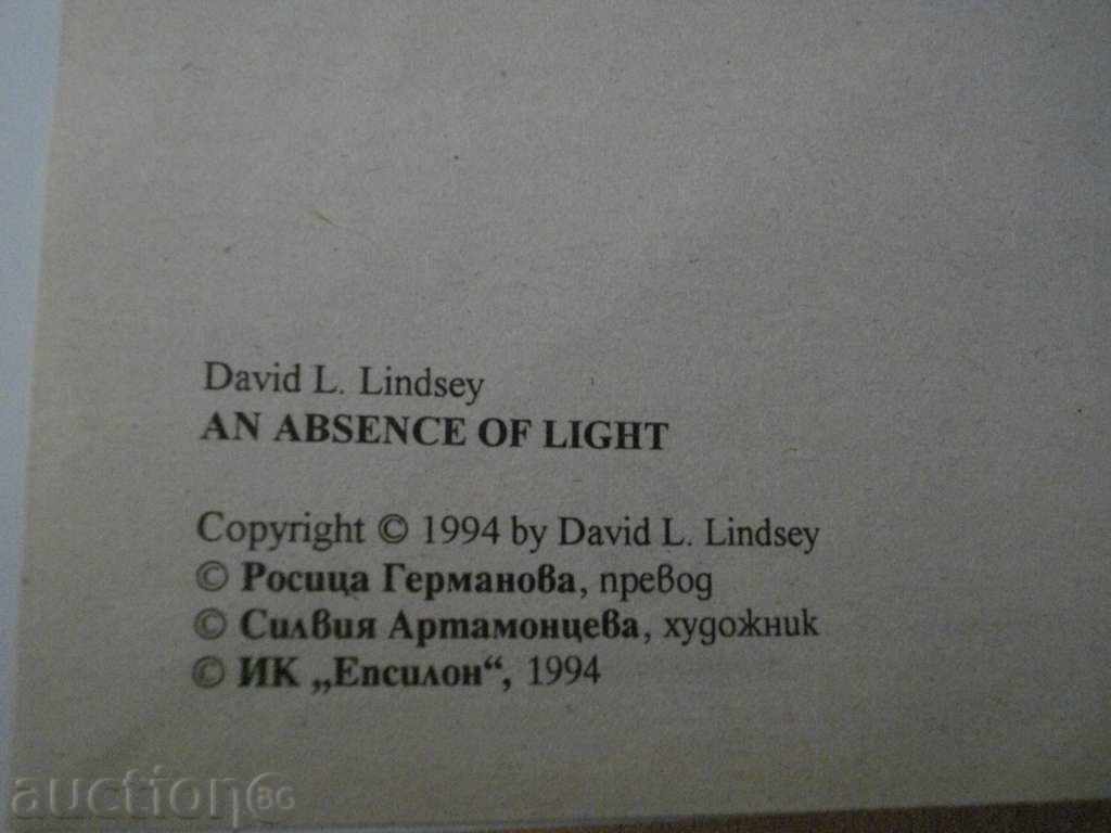 Auction Book Without Lights - David Lindsey - 526 pages Auction Book Without Lights - David Lindsey - 526 pages