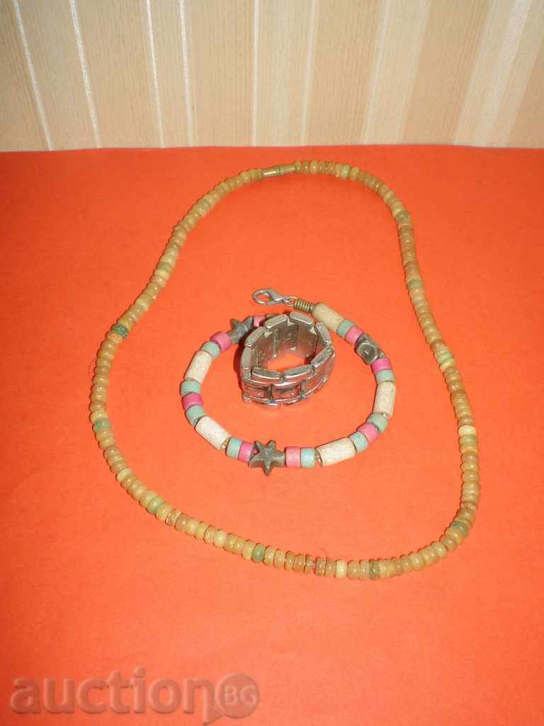 BEAUTIFUL AND ORIGINAL NECKLACE WITH EARRINGS AND RING