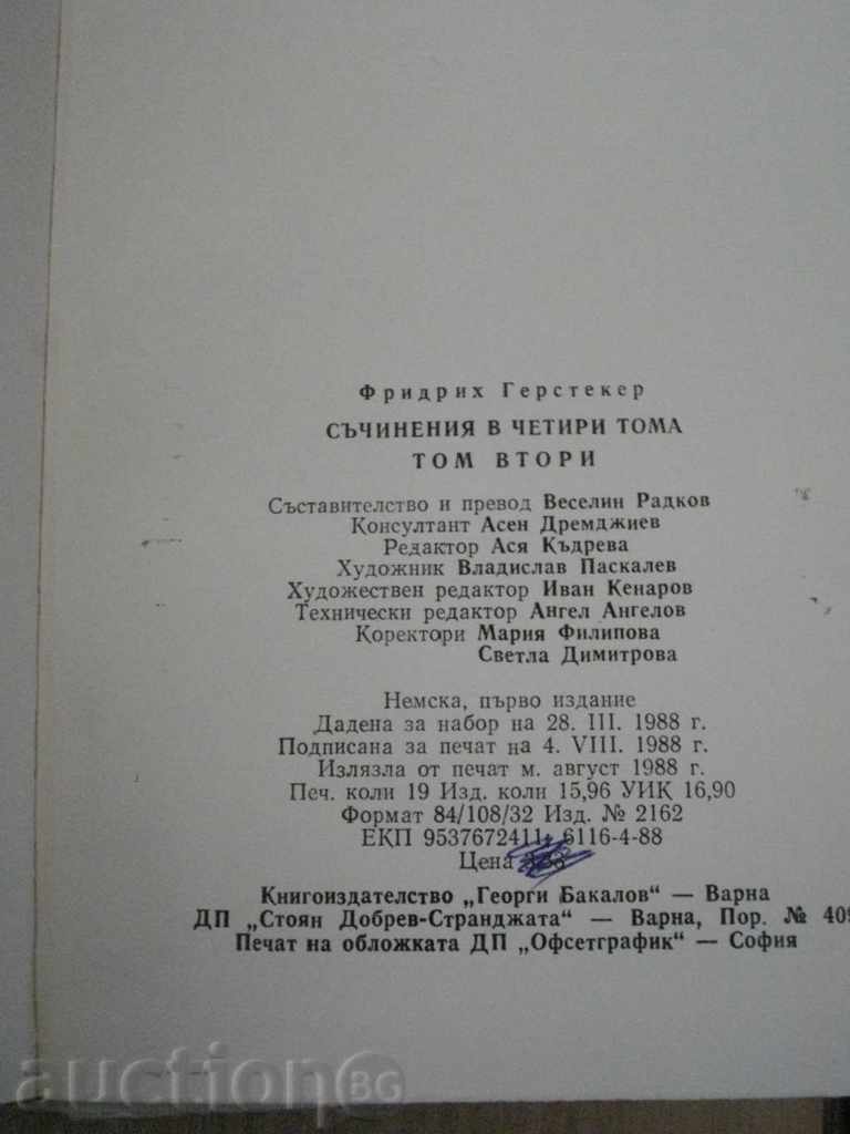 Delivery of Book '' Tom 2 - Friedrich Gerstecker - 301 pages '' * Delivery of Book '' Tom 2 - Friedrich Gerstecker - 301 pages '' *