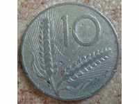 ΙΤΑΛΙΑ 10 λίρες-1956.