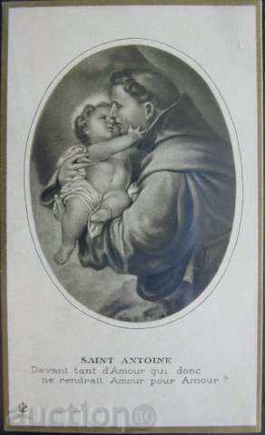 OLD ITALIAN BISERICA CARD 1935.