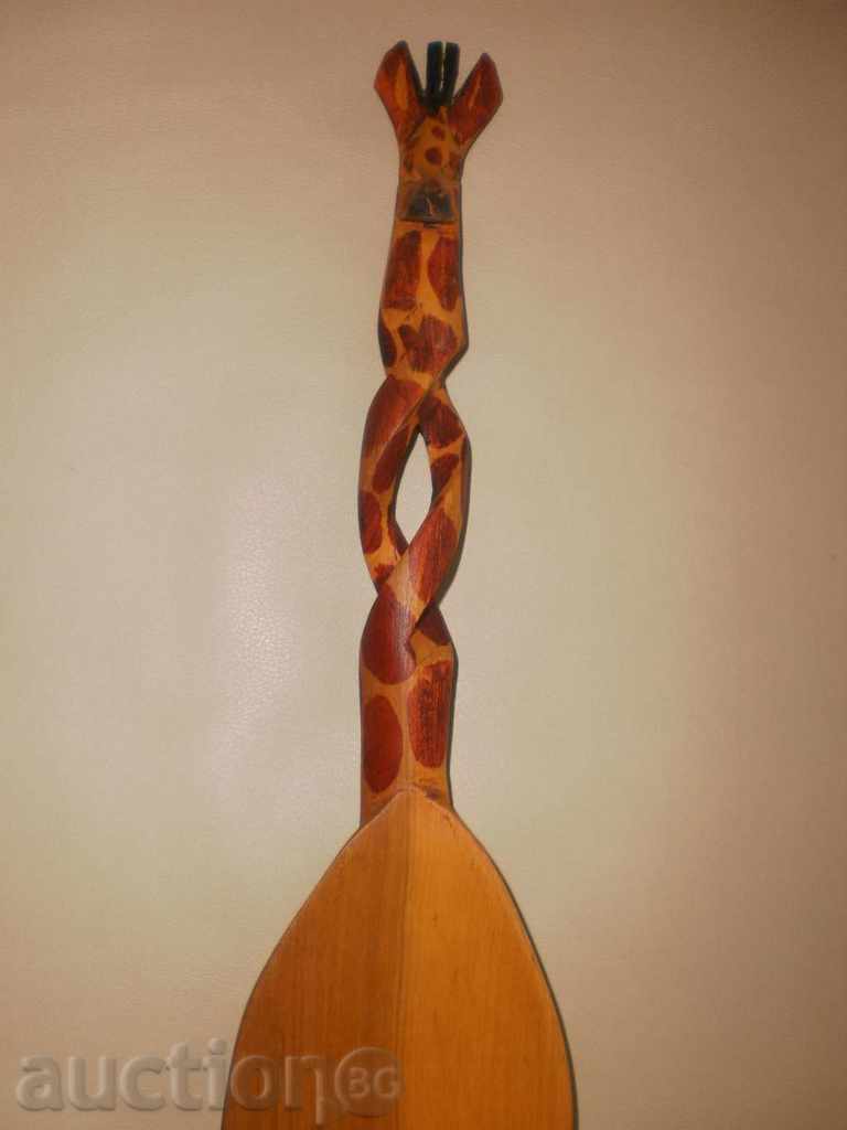 Spoon with giraffe handle from Kenya with price 29.00 BGN | € 14.83 Spoon with giraffe handle from Kenya with price 29.00 BGN | € 14.83