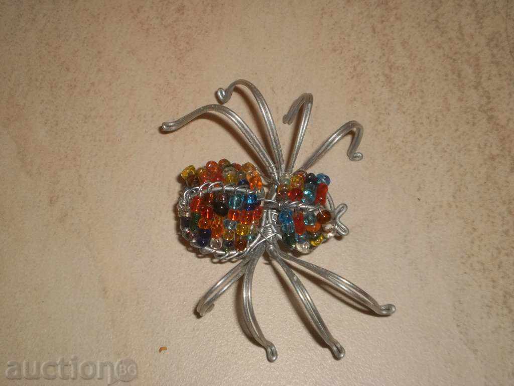 Spider - a figure of wire and sand beads-2 with price 19.00 BGN | € 9.71 Spider - a figure of wire and sand beads-2 with price 19.00 BGN | € 9.71