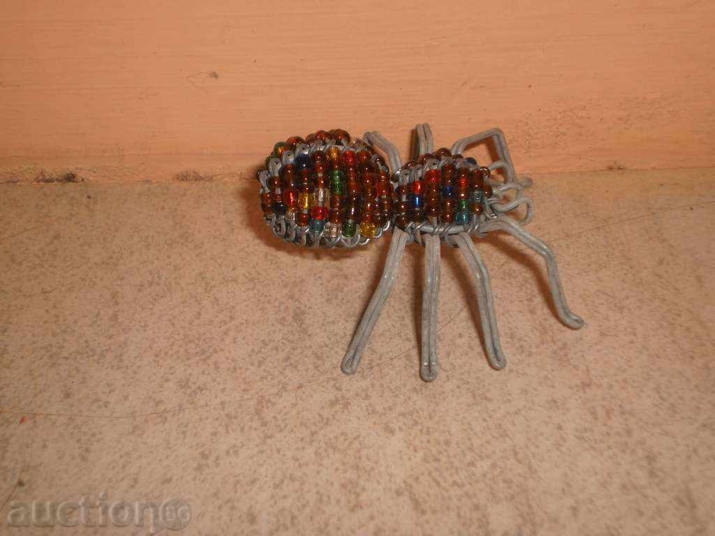 Spider - a figure of wire and sand beads-2 - 6 Spider - a figure of wire and sand beads-2 - 6