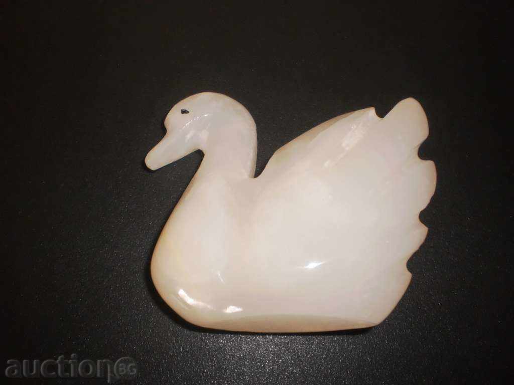 Swan-bucată de marmură