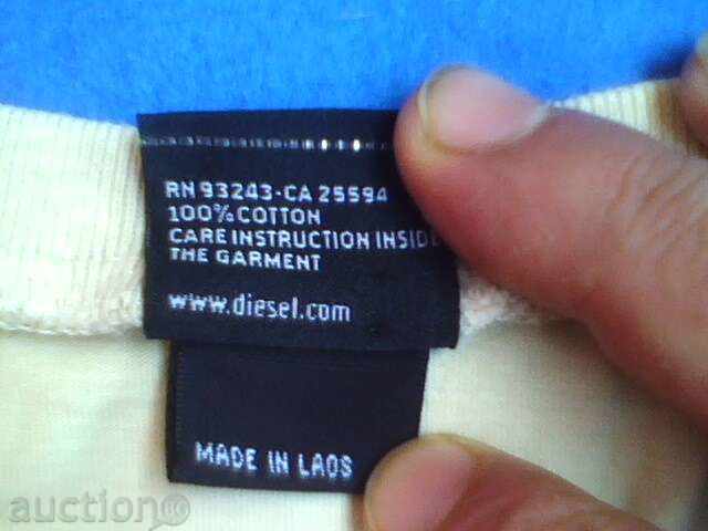 Delivery of DIESEL Cream T-shirt size L Delivery of DIESEL Cream T-shirt size L