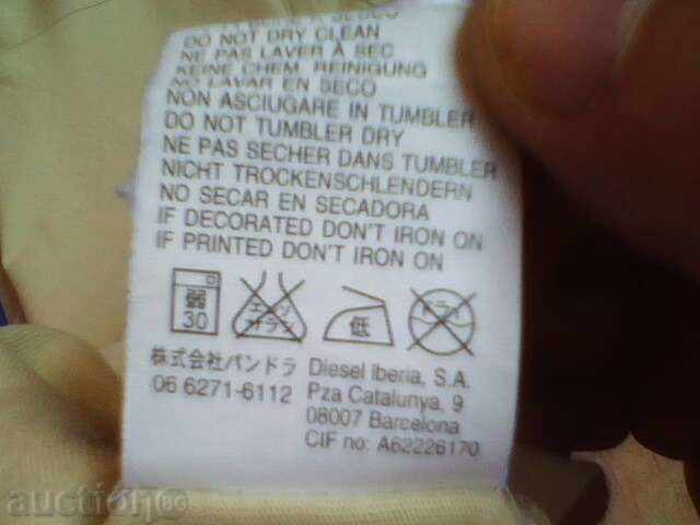 DIESEL Cream T-shirt size L - 5 DIESEL Cream T-shirt size L - 5