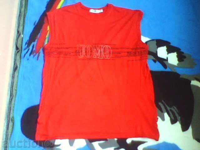 MOSCHINO roșu tricou dimensiunea XL