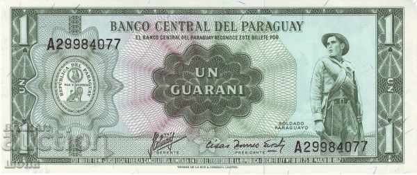 +++ PARAGUAY 1 Guarani 1952 R193b RARE !!! UNC +++