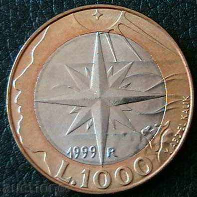 1000 лири 1999, Сан Марино