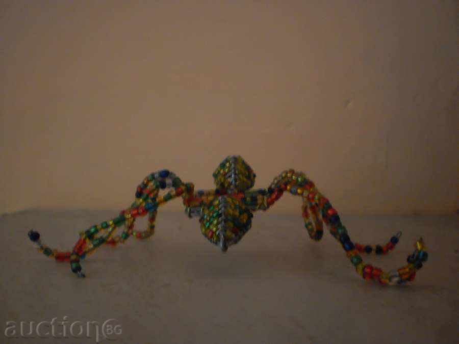Spider-figure of wire and sand beads-1, see the price with price 16.00 BGN | € 8.18 Spider-figure of wire and sand beads-1, see the price with price 16.00 BGN | € 8.18
