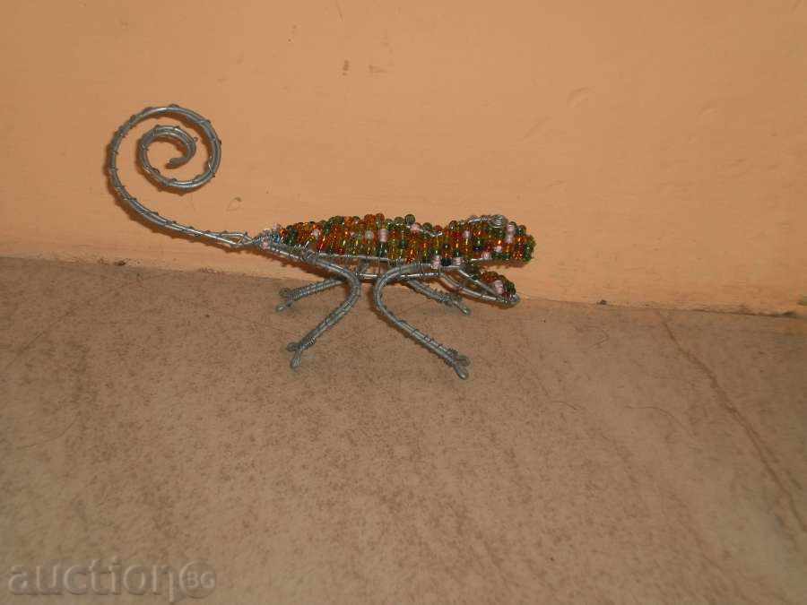 Gicone - a figure of wire and sand beads, see the price with price 23.00 BGN | € 11.76