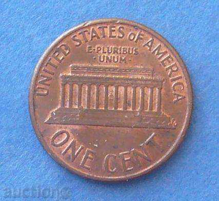 SUA 1 cent 1990 D SUA 1 cent 1990 D