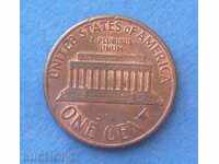 USA 1 cent 1990 D