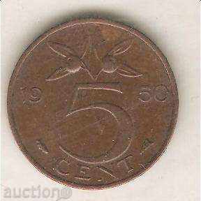 + Olanda 5 cenți 1950