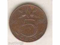 +Холандия  5  цента  1950 г.