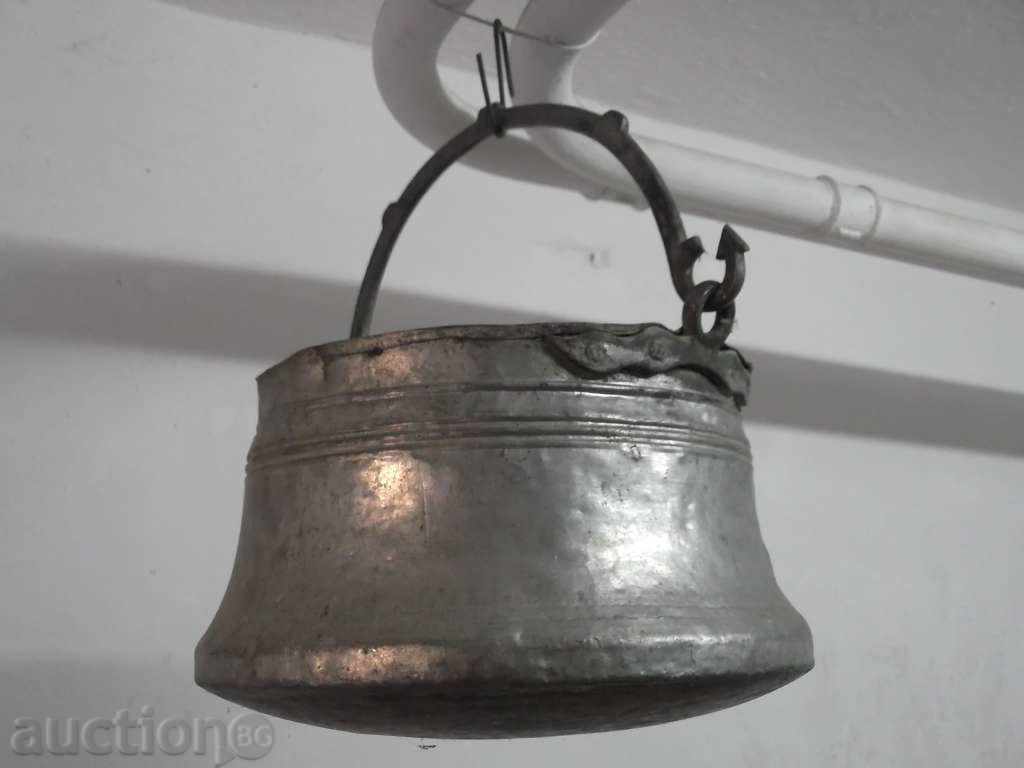 136 old copper kettle ... two-side tinned ... "1 & with price 90.00 BGN | € 46.02 136 old copper kettle ... two-side tinned ... "1 & with price 90.00 BGN | € 46.02