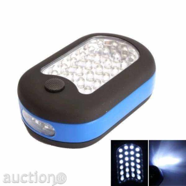 Δημοπρασία LED λαμπτήρα 24 + 3 με γάντζο και μαγνήτη Δημοπρασία LED λαμπτήρα 24 + 3 με γάντζο και μαγνήτη