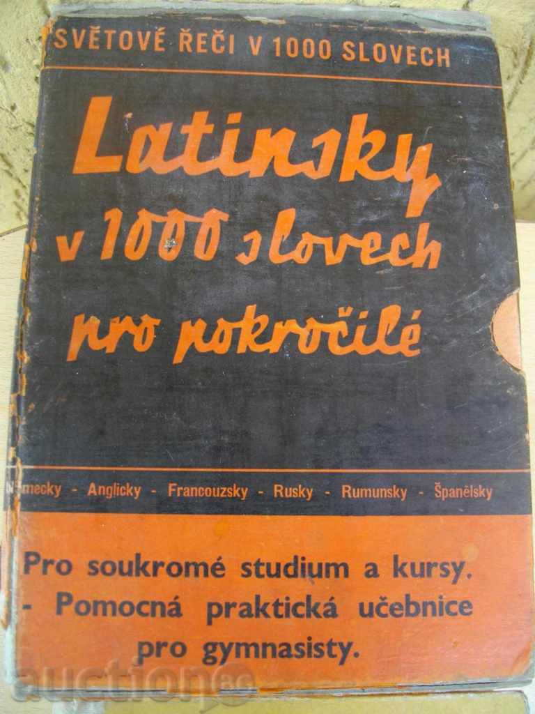 Βιβλίο '' Latinsky κατά 1000 slovech pro pokrocile ''