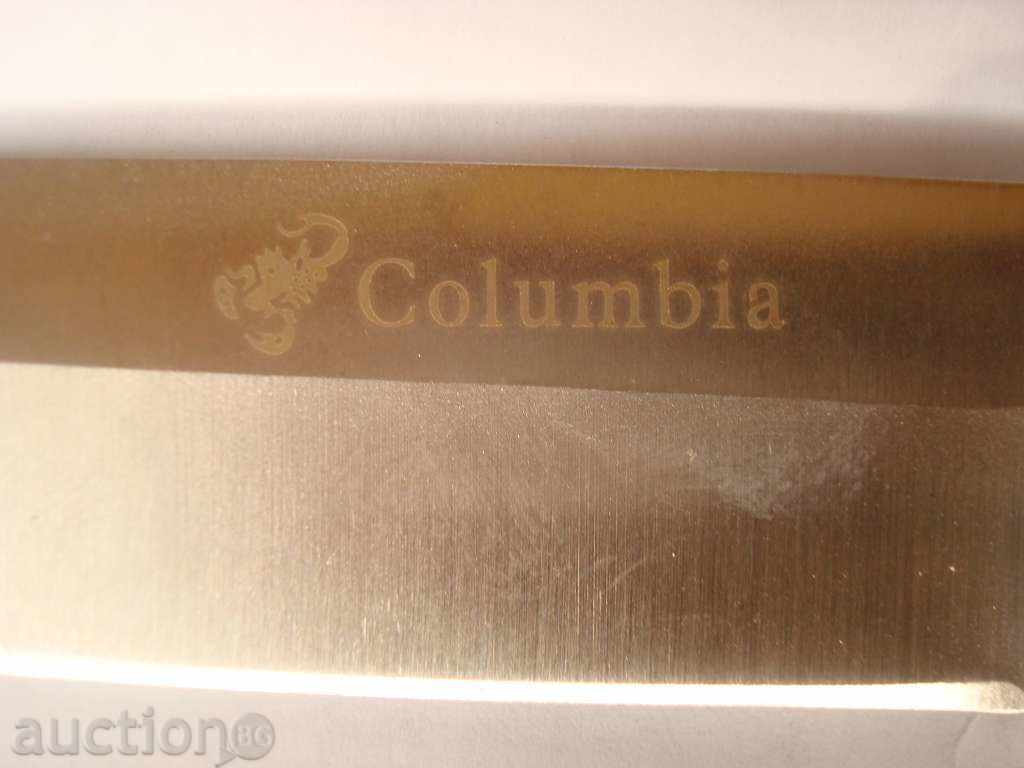 Knife, hunting, nickel-plated COLUMBIA gorgeous. with price 59.95 BGN | € 30.65 Knife, hunting, nickel-plated COLUMBIA gorgeous. with price 59.95 BGN | € 30.65