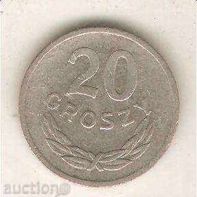 + Polonia 20 groshes 1973 MW