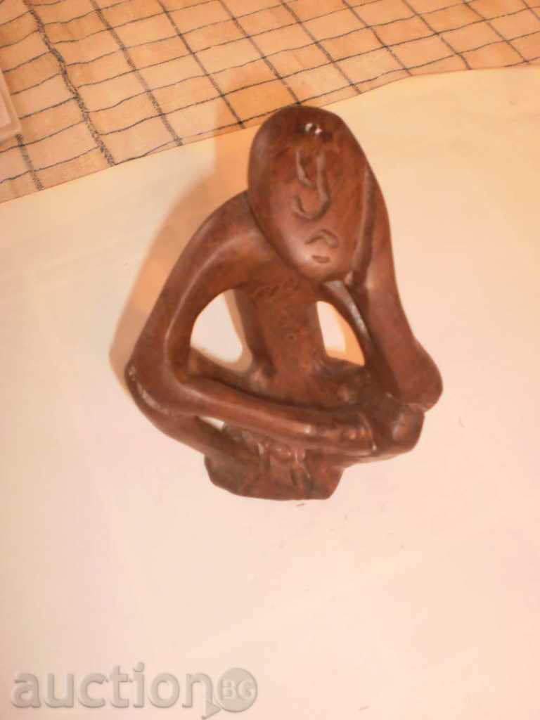 Thinker-stylized figure of teak, new price with price 45.00 BGN | € 23.01 Thinker-stylized figure of teak, new price with price 45.00 BGN | € 23.01