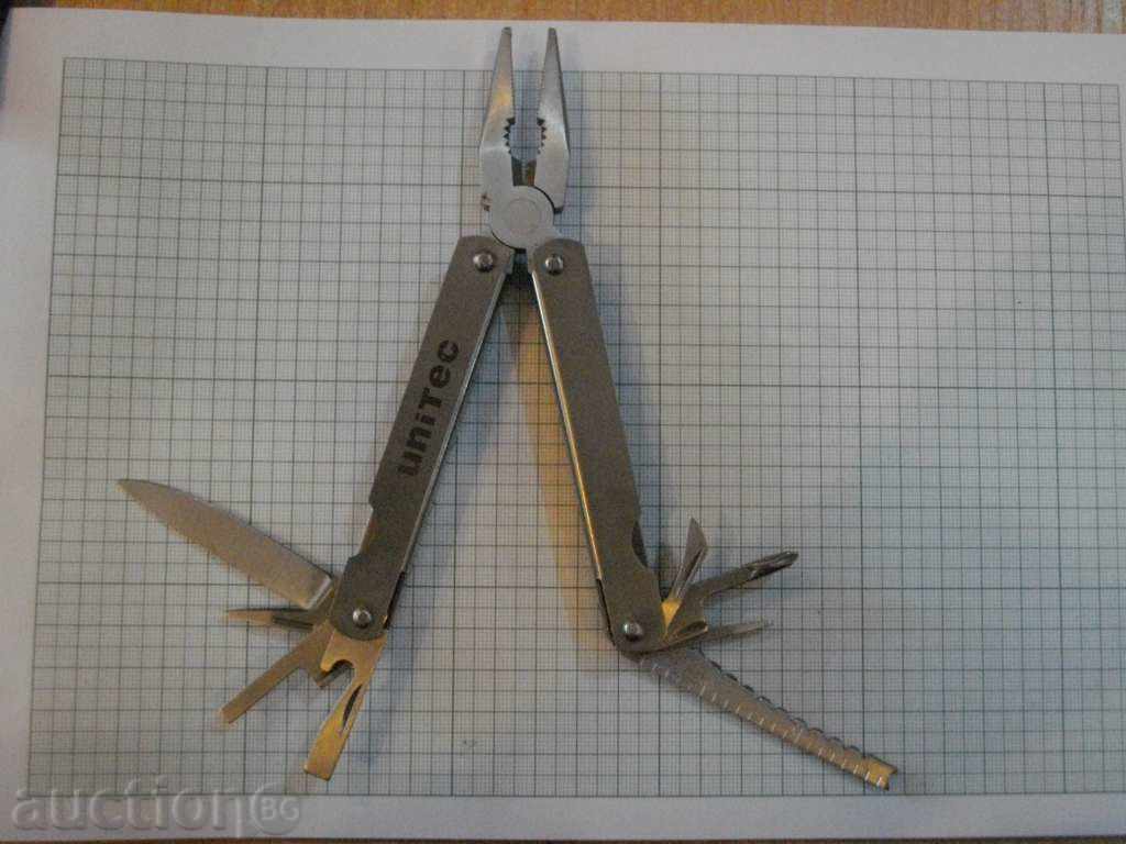 Delivery of Pliers '' UNITEC '' multifunctional folding with case Delivery of Pliers '' UNITEC '' multifunctional folding with case