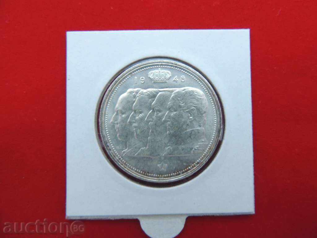 100 Francs 1948 Belgium Silver MINT with price € 44.95 | 87.91 BGN
