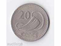 Фиджи 20 цента 1969