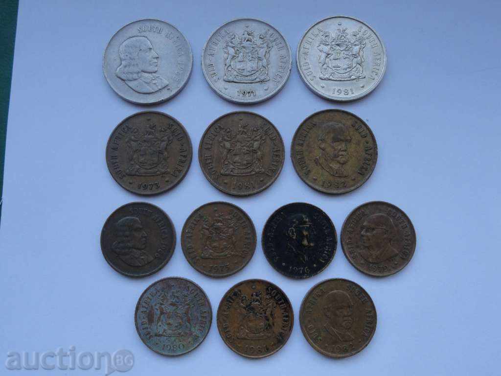 Νότια Αφρική - Lot 13 τεμαχίων