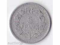 Франция 5 франка 1945