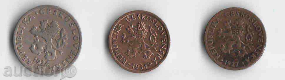 Τσεχοσλοβακία, Παρτίδα 3 νομίσματα με τιμή 5.50 BGN | € 2.81 Τσεχοσλοβακία, Παρτίδα 3 νομίσματα με τιμή 5.50 BGN | € 2.81