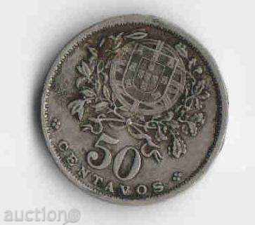Portugal 50 santavos 1931, rare in this capacity