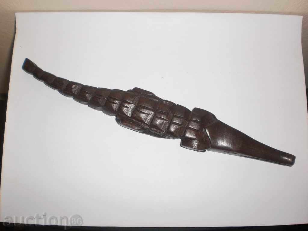 Крокодил-фигура от абанос - 7 Крокодил-фигура от абанос - 7