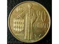 20 cents 1978, Monaco