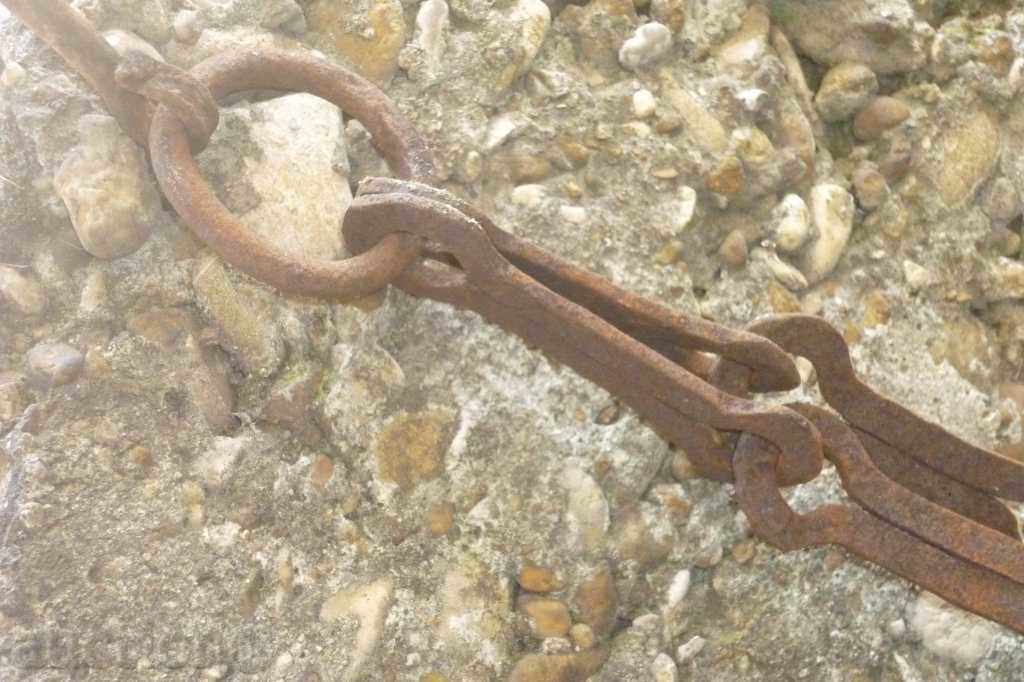 Δημοπρασία Antique ξέσπασμα αλυσίδα χέρι-πλαστά