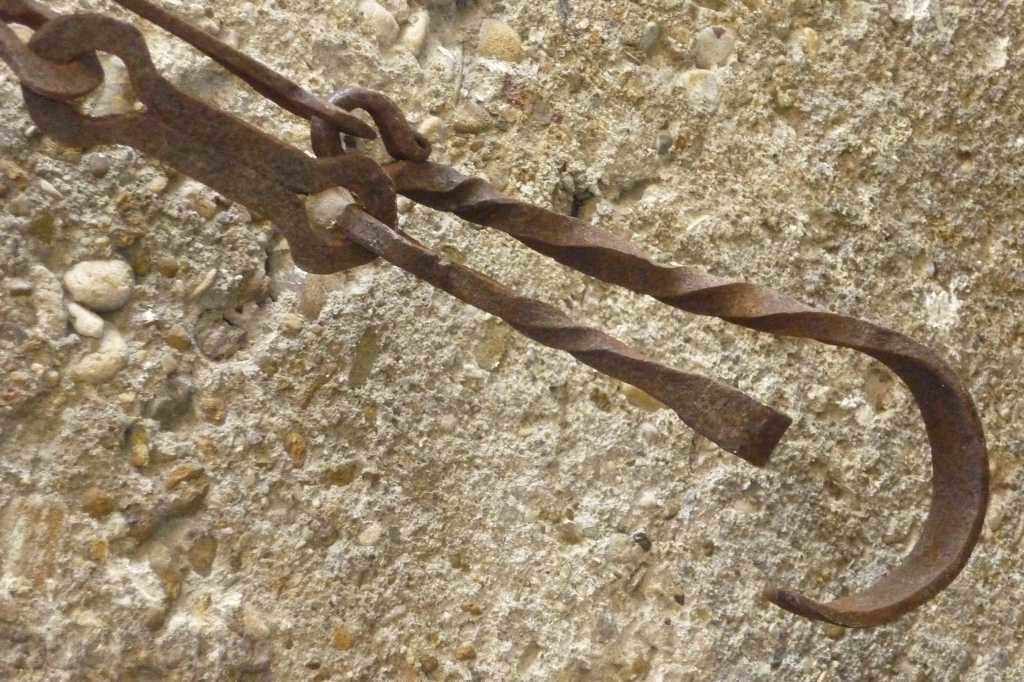 Antique ξέσπασμα αλυσίδα χέρι-πλαστά - 5