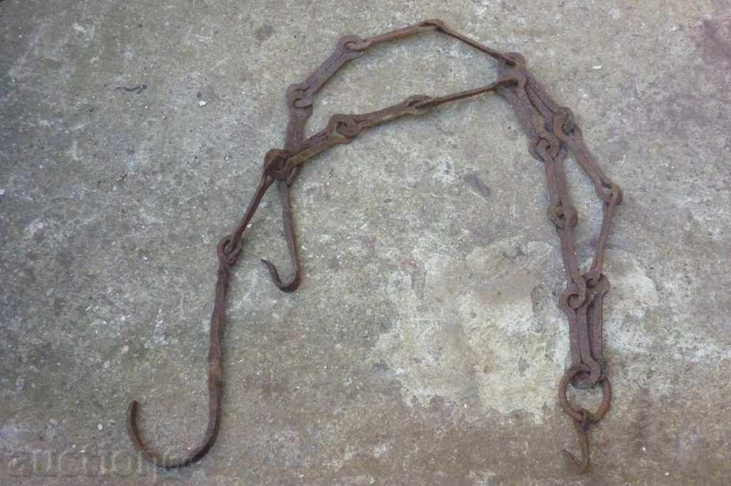 Antique ξέσπασμα αλυσίδα χέρι-πλαστά - 6