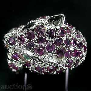 SILVER RING TIGER WITH NATURAL RUBBERS AND MAGAZINES SILVER RING TIGER WITH NATURAL RUBBERS AND MAGAZINES