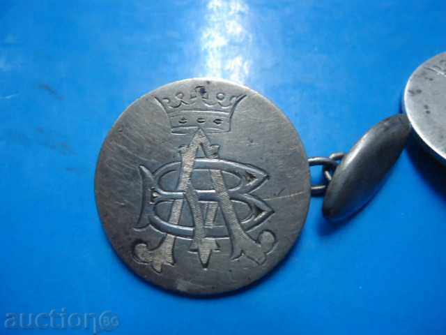 Auction  Silver antique cufflinks