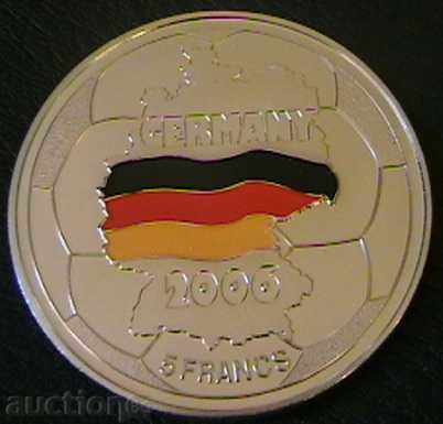 5 франка 2001, Конго
