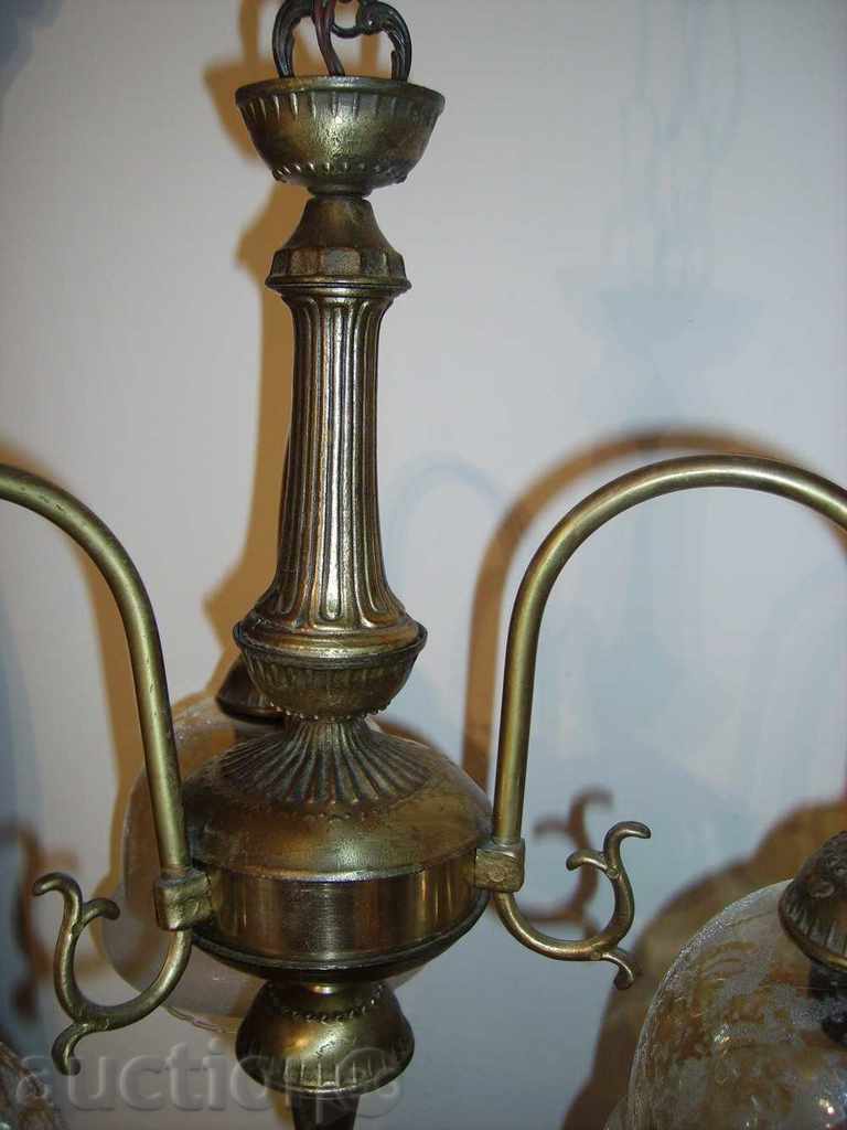 I sell old lamp, brass and glass. with price 100.00 BGN | € 51.13 I sell old lamp, brass and glass. with price 100.00 BGN | € 51.13