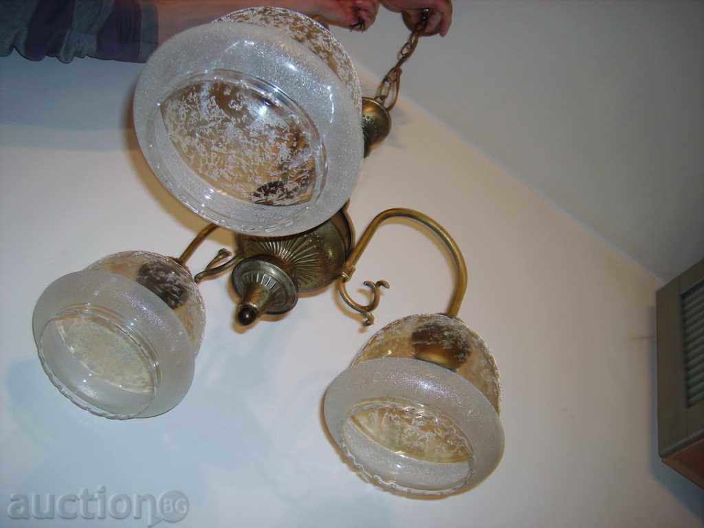 Delivery of I sell old lamp, brass and glass. Delivery of I sell old lamp, brass and glass.