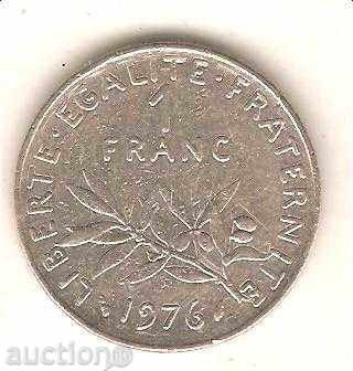 + Franța 1 franc 1976