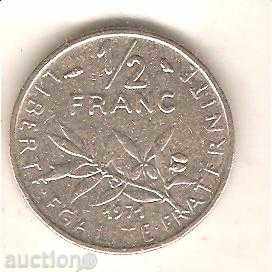 + Franța 1/2 Franc 1971