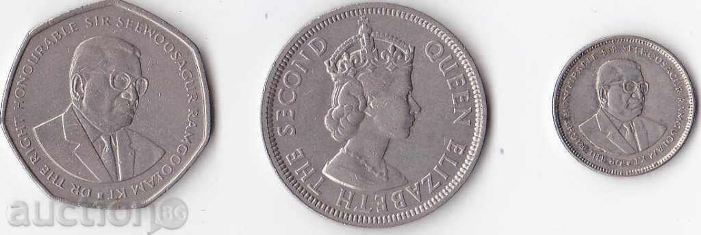 Mauritius, Lot of 3 Island Coins with price 8.90 BGN | € 4.55 Mauritius, Lot of 3 Island Coins with price 8.90 BGN | € 4.55