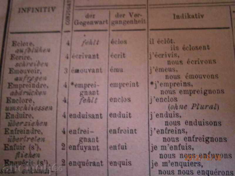German-French dictionary - 1926 YEAR - 328 PAGES - 6 German-French dictionary - 1926 YEAR - 328 PAGES - 6