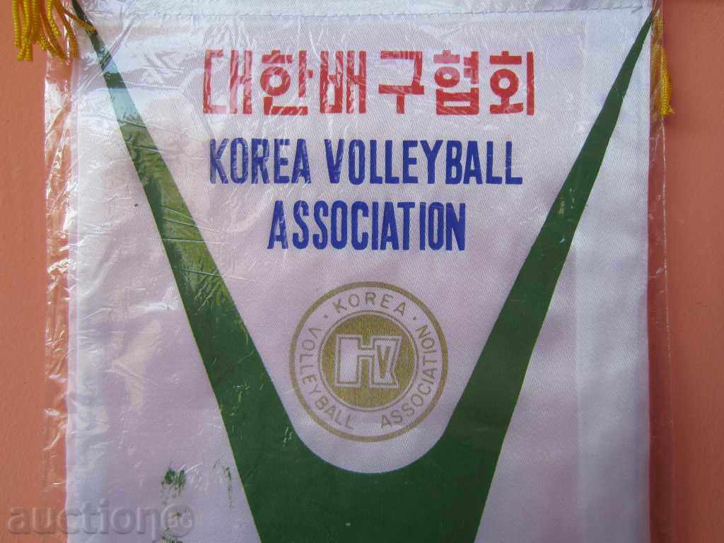 Delivery of KOREA-KOREA VOLLEYBALL FEDERATION-RARE FLAG! Delivery of KOREA-KOREA VOLLEYBALL FEDERATION-RARE FLAG!